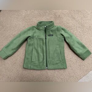Columbia Kids Boys Green Fleece 3T Jacket - Like New Condition